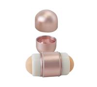 Abaodam Oil-Absorbing Volcanic Stone Face Massager Roller Compact and Portable Aluminum Alloy Skin Rolling Tool for Women Effective Oil Control and Shine Removal