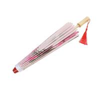 Abaodam Oil Paper Umbrella for Photography Stage Decor Asian Theme Handle Compact