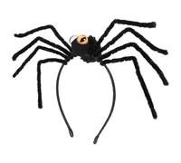 Abaodam Orange Spider Headband for Halloween Party Hair Decoration, Comfortable Plush Polyester Material, Creative Design for DIY and Photos with Families and Friends