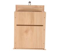 Abaodam Outdoor Bat Shelter Wooden Bat Box for Garden Handmade Design and Smooth Finish Easy to Install for Courtyards