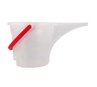 Abaodam Outdoor Bird Feeder Refill Container with Handle - Plastic Seed Bucket with Wide Mouth Scoop, Portable Birdseed Pouring Jug for Wild Bird Feeding and Backyard Use