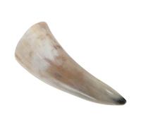 Abaodam Ox Horn Mug Handmade Drinking Cup for Beer Wine Vintage Prop Easy to Carry for Cosplay Family Friends