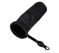 Abaodam Oxford Fabric Drumstick Bag Black Drumstick Container for Drum Kit Portable Percussion Accessory Single Screw Closure Suitable for Jazz and Rock Drummers