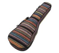 Abaodam Padded Ukulele Bag for Concert Ukulele with Foldable Design and Small Zipper Bag, Made of Sturdy Polyester and Cotton, for Protecting and Carrying Your Instrument