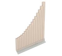 Abaodam Panpipe in C Key Flute Pan Flute Musical Instrument for Beginners Playing Pan Key of C Instrument