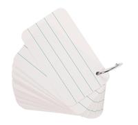 Abaodam Paper Blank Cards Office Index Cards with Smooth Material and Easy to Write on Design for Learning