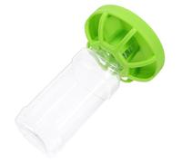 Abaodam Parrot Food Container Bird Food Feeder Time-saving Simple Cleaning Abs Material Light Green Automatic Feeding Device for Bird Cage Giving