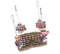 Abaodam Parrot Hanging Toy Swing and Climbing Features Birdcage Stand for Parakeet and Cockatiel Fun Summer Hammock for Birds 1 Set