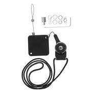 Abaodam Parrot Leash and Pet Bird Traction Rope Adjustable Foot Loop Retractable Flying Training Harness for Outdoor Use Medium Black 4-loop for Parakeets and Cockatiels