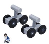 Abaodam Parrot Roller Skating Birds Training Tool Pet Bird for Intellectual Exercise and Aggression Reduction Safe Grey Skates for Conures and Parakeets