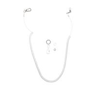 Abaodam Parrot Training Harness Leash 6m Lightweight Adjustable Bird Fly Training Rope with Size 15 Leg Ring for Pet Birds and Parrots Outdoor Flying