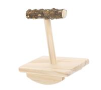 Abaodam Parrot Training Platform Interactive Wooden Perch Stand for Parrots Engaging Wobble Feature Safe and Smooth Surface Parakeet for Bird Activity and Play