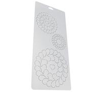 Abaodam Patchwork Quilting Template 46x20.5cm Sturdy Sewing Ruler for DIY Quilting Patterns and Clothing Crafting with Convenient Guidelines for Hand and Machine Use