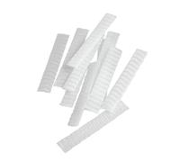 Abaodam Pe Mesh Makeup Brush Covers Sleeves with Breathable Net Design White 100pcs for Makeup Brushes, for Make-up Bag and Holiday Travel