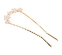 Abaodam Pearl Hair Forks with Smooth Surface and Sturdy Zinc Alloy Construction, Classic Appearance French Hair Pins for Suitable for Parties and Shows