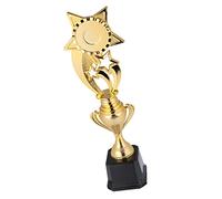 Abaodam Pentacle Shaped Trophy Award with Three Stars Sports Achievement Cup for Soccer Party Prizes and Competition Rewards