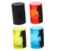 Abaodam Percussion Shakers Hammer Plastic Sand Bells 4pcs Ukulele and Finger Lightweight Rhythm for Guitar Mandolin Musicians the Go Ukulele Band Performances