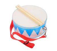 Abaodam Percussion Snare Drum Blue Double Sided Synthetic Skin Military Drum Early Learning Rhythm Training Instrument