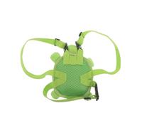 Abaodam Pet Backpack for Small Dogs and Cats, Green Self Carrier Bag with Snack Pouch, Lightweight Outdoor Hiking and Walking Puppy Adventure Pack