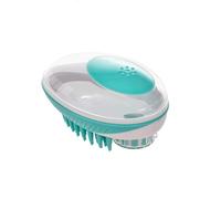 Abaodam Pet Bathing Massage Brush for Dog and Cat Gentle Abs Material and Bubble Creation Feature, Suitable for Small to Medium Pets Grooming and Skin Care