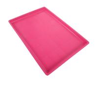 Abaodam Pet Cage Bottom Tray Plastic Dog Crate Waste Pan 49.5x33.5x3cm Pink Replacement Tray for Puppy Kennel and Rabbit Cage Toilet