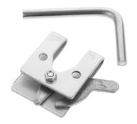 Abaodam Pet Cage Door Latch Durable Stainless Steel Double for Dog Kennel Gates Easy Installation for Home and Office Use