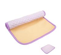 Abaodam Pet Cooling Mat for Dogs Cats Small Pets Breathable Ice Silk Pad for Summer Comfort Durable Washable Bed for Guinea Pigs Bunnies Hamsters Multipurpose Cooling Cushion for All