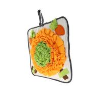 Abaodam Pet Food Snuffle Mat Multi Purpose Dog Training Cushion for Slow Eating Foraging Washable Choke Design Polar Fleece Material for Boredom Relief