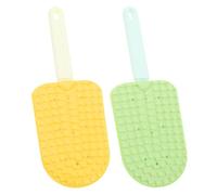 Abaodam Pet Grooming Brush 2Pcs Double-Sided Hair Remover for Cats and Dogs Matted Fur Comb Soft Bristles Washable for Household Use
