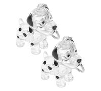 Abaodam Pet Hair Memorial Capsule 2Pcs Dog Keepsake Box with Puppy Shape for Honouring Pets and Thoughtful