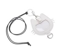 Abaodam Pet Hair Storage Holder Keychain PU Leather Memorial Pendant for Functional Keepsake Bag Charm Sentimental Remembrance Ornament for Cats and Dogs