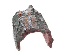 Abaodam Pet Hiding Cave Resin Reptile Climbing Platform Turtle Tortoise Shelter Hideout Landscape Decor for Venomous Arthropods Lizards Terrarium Habitat