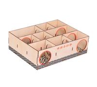 Abaodam Pet Maze Hamster Labyrinth Guinea Hamster Maze Run Playpen Multi Chamber Hide Tunnel Mice Exploring for Pets Small Wooden