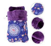 Abaodam Pet Sleep Bag Cotton Warm Hamster Sleeping Bed Blue Deer Pattern m Size for Small Pets Squirrels Sugar Gliders Ferrets Indoor Use
