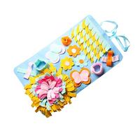 Abaodam Pet Sniffing Mat for Dogs Interactive Slow Feeding Training Pad with Dense Leaves and Bright Flowers Durable Wear Resistant Design to Enhance Natural Foraging Skills and Mental