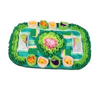 Abaodam Pet Snuffle Mat Soccer Field Design Interactive Foraging for Dogs Cats Rabbits Durable Training Mat Enhances Mental Stimulation and Behavior Easy to Clean Enrichment Puzzle