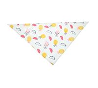 Abaodam Pet Triangle Bandana Scarf for Dogs Fashionable Bib Pineapple Print for Parties Photoshoots and Everyday Wear Easy to Clean Breathable Material
