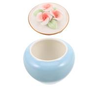 Abaodam Pet Urns Ceramic Small Pet Ashes Urn Memorial Keepsake Box for Cat and Dog Mini Animal Cremation Jar for Funeral and Burial