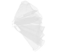 Abaodam Pet Wedding Veil with Clip Bowknot Gauze White Comfortable for Pets Easy to Take off Puppy Headdress Hair Accessory for Parties