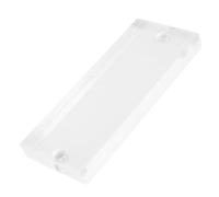 Abaodam Physical Optics Lens Acrylic Rectangle Semicircular Prism Lens for Physics and Biology Laboratories and Research, for Students and Researchers