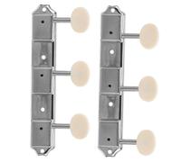 Abaodam Piano Buttons for Electric Guitar Tuning Pegs Left Right Open Gear Machine Heads Metal Knobs Guitar Parts Replacement Accessories