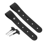 Abaodam Piano Fixing Straps 1 Pair PU Leather Keyboard Stand Fastener Belts for Reliable Use in Dj Sets and Music Venues