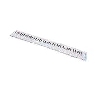 Abaodam Piano Keyboard Paper Chart Teaching Aid with Key Ratio Design and Assorted Colour for Keyboard and Piano Beginners to Improve Learning Efficiency and Practice Fingers