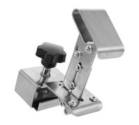 Abaodam Piano Pedal Extension Height Extender Accessory Pedal Extender for Keyboard Silver Metal Cushioned Materials Stable Support Comfortable Design for Beginners and Young Pianists