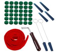 Abaodam Piano Tuning Tool Rubber Mute Tuning Hammer and Temperament Strip for Piano Tuner and Keyboard Maintenance