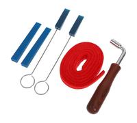Abaodam Piano Tuning Tool Rubber Sticks and Blocks Includes Stainless Steel Wrench for Tuning Maintenance