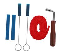 Abaodam Piano Tuning Tool Set with Rubber Mute Rods Wool Felt Strips, Lightweight and Easy to Store, Musical Instrument Accessories for Piano Maintenance