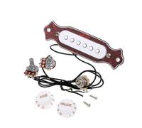 Abaodam Pickup for String Electric Guitar Soundhole Pickup Volume Tone Control Knob Pre Soundhole