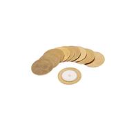 Abaodam Piezo Discs with High Sensitivity 10 Pcs 29mm Diameter Copper Acoustic Instrument Pickups Suitable for Microphones and Drums for Musical Accessories