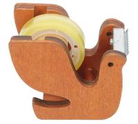 Abaodam Pigeon Tape Holder Tape Dispenser Wooden Portable Chic Animal Design Not Easy to Tip for School Dormitory People Who Love Arts and Crafts